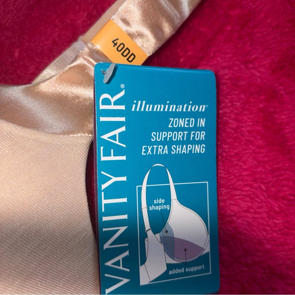 🏝️Vanity Fair Women's Illumination Support Bra Size 40DD Rose Beige - Picture 7 of 12